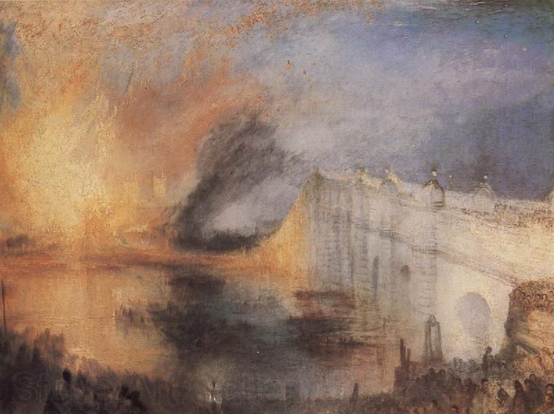 Joseph Mallord William Turner Roman fire Norge oil painting art